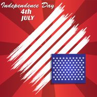 4th Of July American Independence Day Vector Illustration N24