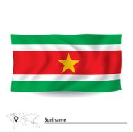 Flag of Suriname N6