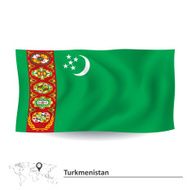 flag of turkmenistan N7