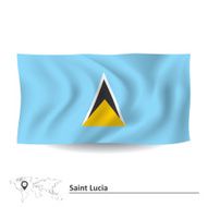 Flag of Saint Lucia N6