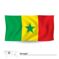 Flag of Senegal N8