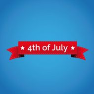 4th of july independence day ribbon