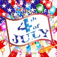 The fourth of July independence day