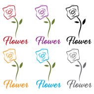 Set of flowers N18