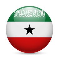 Round glossy icon of Somaliland