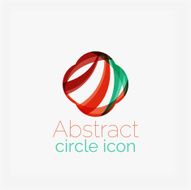 Abstract symmetric geometric shapes business icon N2
