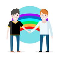 gay inlove couple