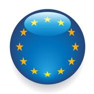 World Flag Button Euro