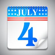 Fourth July Calendar N2