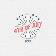 Fourth of July Independence Day USA badges for any use N2
