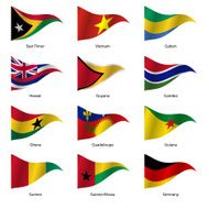 Set Flags of world sovereign states N16