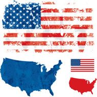 USA grunge flag N2