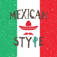Ethnic mexican background design in native style N2
