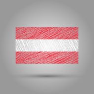 Flag of Austria Scratched texture