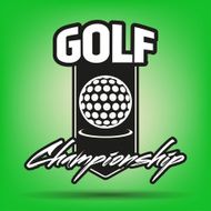 vintage golf label