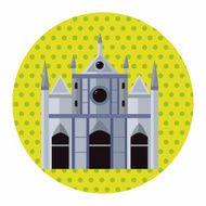 castle theme elements vector eps N25