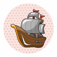 pirate ship theme elements N10