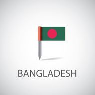 bangladesh flag pin