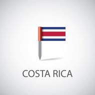 costa rica flag pin