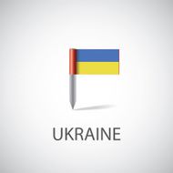 ukraine flag pin