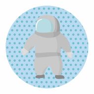 Space Astronaut theme elements vector eps10 N14