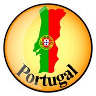 orange button with the image maps of Portugal
