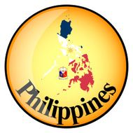 orange button with the image maps of Philippines