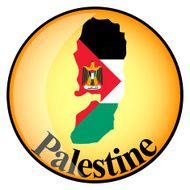 orange button with the image maps of Palestine