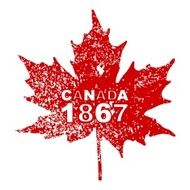 Happy Canada Day card in vector format N9