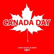 Happy Canada Day card in vector format N14