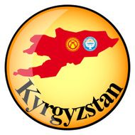 orange button with the image maps of Kyrgyzstan