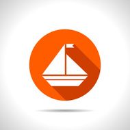 Vector icon of yacht N12