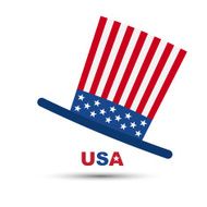 USA flag pattern background