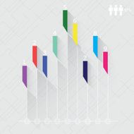 Elements for infographic Interactive chart with figures N8