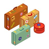 Travelers suitcases
