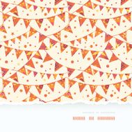 Christmas Textured Decorations Flags Horizontal Torn Seamless Pattern Background