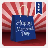 Memorial dat shopping bag sale promotion