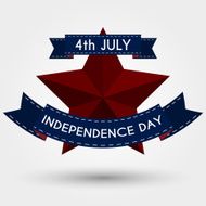 Vector illustration independence day usa