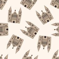 castle seamless pattern N5