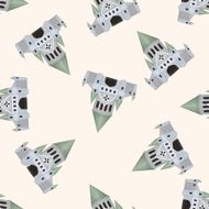 castle seamless pattern N7