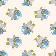 Space astronaut seamless pattern N5