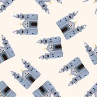castle seamless pattern N13