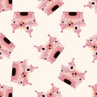 castle seamless pattern N14