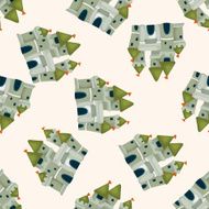 castle seamless pattern N16