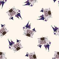 castle seamless pattern N17