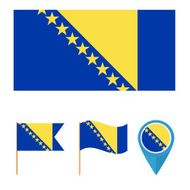 country flag Bosnia and Herzegovina