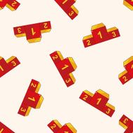 f1 racing cartoon seamless pattern background