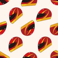 f1 racing cartoon seamless pattern background N9
