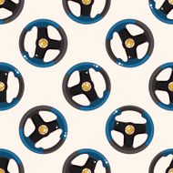 f1 racing cartoon seamless pattern background N11