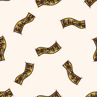 f1 racing cartoon seamless pattern background N19